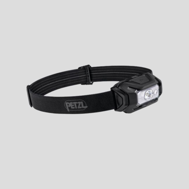 Linterna frontal recargable Aria 1R (375 lúmenes) - Negro - Petzl