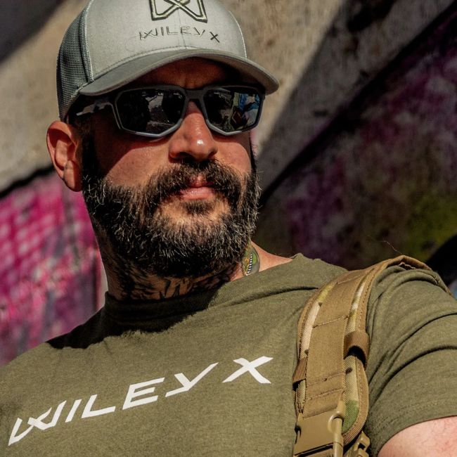 Óculos de sol Recon (lentes Captivate™ polarizadas e espelhos Pretos) - Cinzento - Wiley X