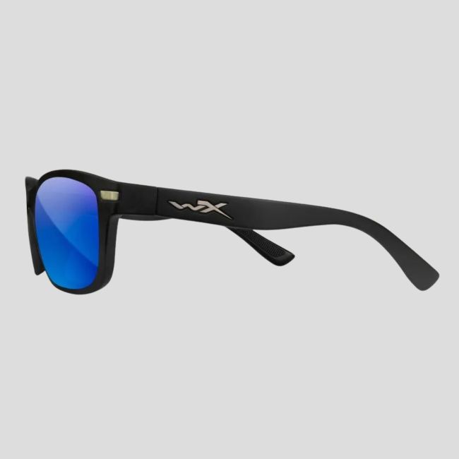 Sonnenbrille Helix (Captivate™ polarisierte und blaue Spiegelgläser) - Schwarz - Wiley X