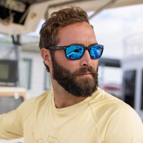 Gafas de sol Helix (cristales Captivate™ polarizados y espejos Azules) - Negro - Wiley X
