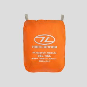 Wasserdichte Rucksackabdeckung Ducks 35 bis 45L - Orange - Highlander