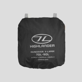 Cubierta impermeable para mochila Ducks 70 a 90L - Negro - Highlander Forces