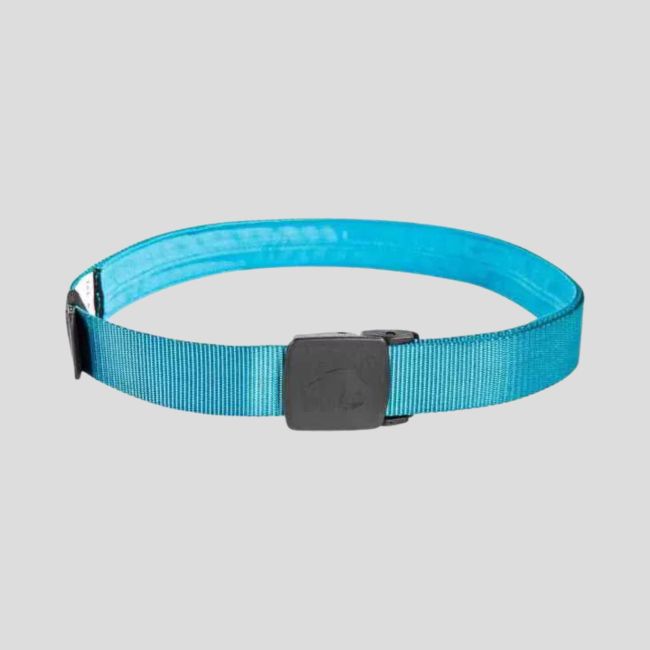 Gürtel mit innerem Reißverschlussfach 30mm - Ozeanblau - Tatonka
