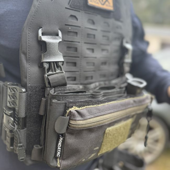 Ballistischer Plattenträger Fighter - Schwarz - Trix Tactical