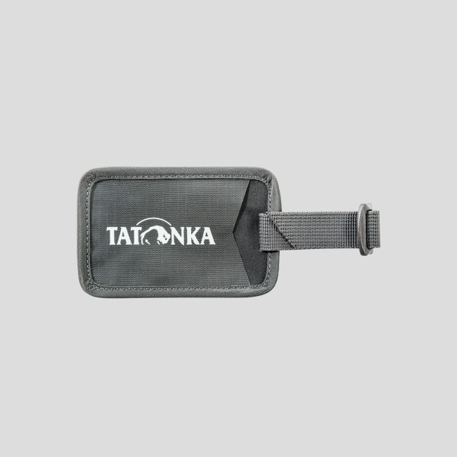 Travel Name Tag - Gris titanio - Tatonka