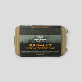 Zestaw survivalowy z wodoszczelną skrzynią - Highlander Outdoor