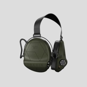 Casque anti-bruit avec serre-nuque en tissu noir Suprême T2 (SNR : 29db) - Vert Olive - MSA Sordin