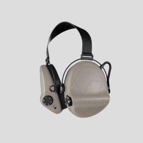 Casque anti-bruit avec serre-nuque en tissu noir Suprême T2 (SNR : 29db) - Tan - MSA Sordin