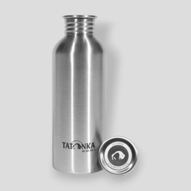 Trinkflasche 1L Edelstahl - Tatonka