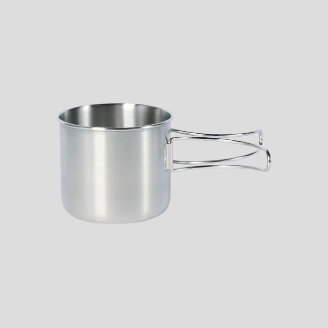 Tasse graduée avec poignée pliante 500ml acier inoxidable - Tatonka