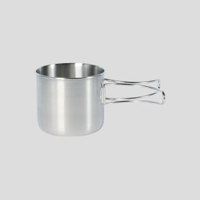 Tazza graduata con manico pieghevole 500ml acciaio inossidabile - Tatonka