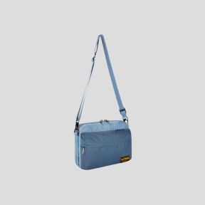 Borsa a tracolla piatta L - Azzurro - Tatonka