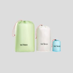 Packsack (3 Stk.) - Grün Weiß Blau - 0,5L+5L+10L - Tatonka