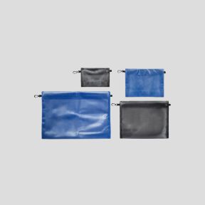 Conjunto de 4 pochettes de arrumação - Azul/Preto - Tatonka