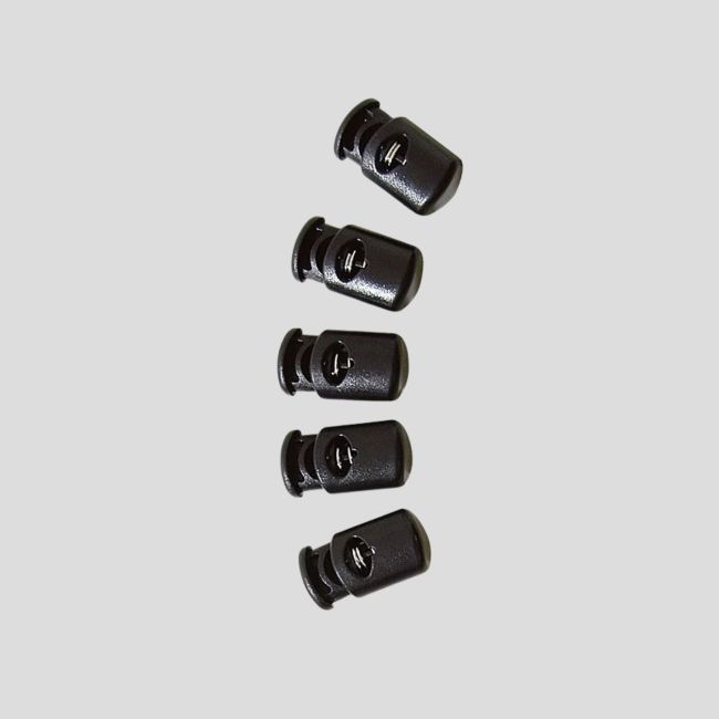 Stoppeur de cordon - pack de 5 - Noir - Tatonka