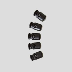 Tope de cordón - pack de 5 - Negro - Tatonka
