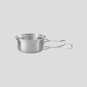 Pokrywka do kubka handle mug - składany uchwyt - Stal nierdzewna - Tatonka