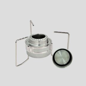 Fogareiro para frigideira em aço - Inox - Tatonka
