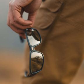 Lunettes de soleil Alpine (verres Captivate™ polarisés et miroirs Bleus) - Gris Transparent - Wiley X
