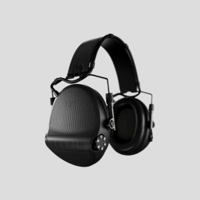 Casco antirumore con archetto in cuoio nero e anelli in schiuma Suprême X2 (SNR : 29db) - Nero - MSA Sordin