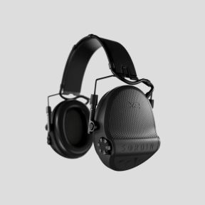 Casco antiruido con diadema de cuero negro y anillos de espuma Suprême X2 (SNR: 29 dB) - Negro - MSA Sordin