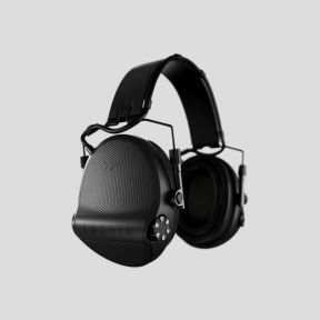 Gehoorbeschermer met zwart lederen hoofdband en Supreme X2 gelkussens (SNR: 29dB) - Zwart - MSA Sordin