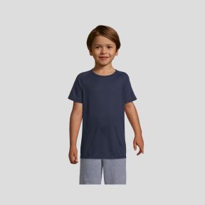 Kurzarm-Raglan-T-Shirt Sporty Kinder - French Marine - Sol's