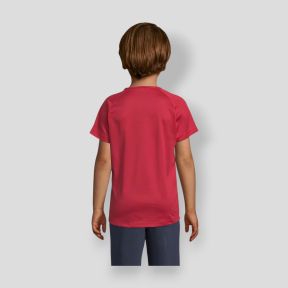 T-shirt a maniche corte raglan Sporty bambino - Rosso - Sol's