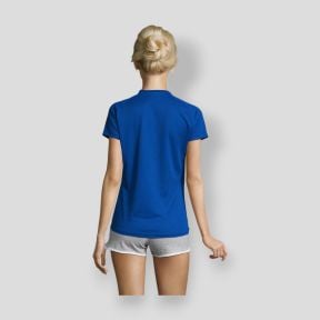 Koszulka z krótkimi rękawami raglan Sporty damska - Royal - Sol's