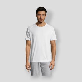 T-shirt a maniche raglan Sporty uomo - Bianco - Sol's