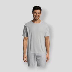 Tee-shirt à manches raglan Sporty homme - Gris Pur - Sol's