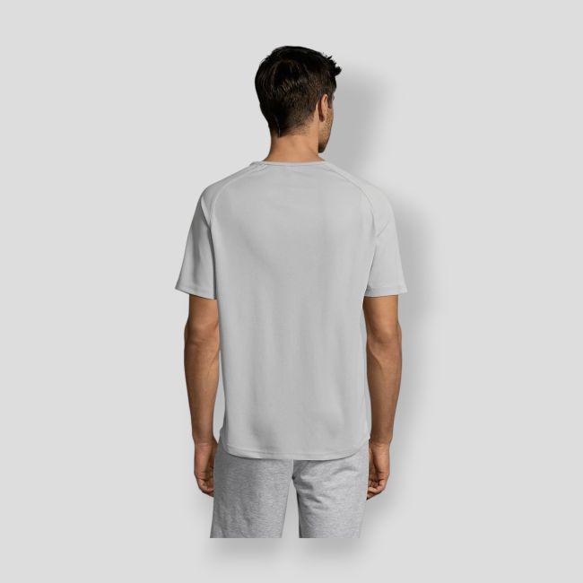 Tee-shirt à manches raglan Sporty homme - Gris Pur - Sol's