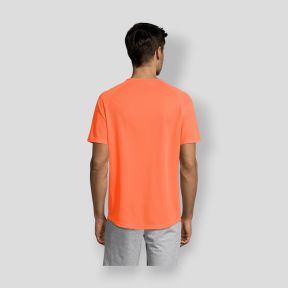 T-shirt a maniche raglan Sporty uomo - Arancione Fluo - Sol's