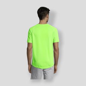 Tee-shirt à manches raglan Sporty homme - Vert Fluo - Sol's