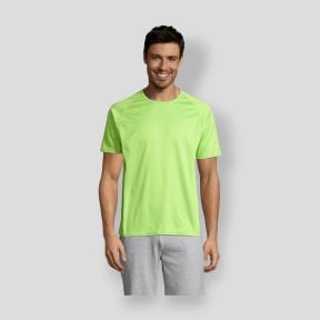 Tee-shirt à manches raglan Sporty homme - Vert Pomme - Sol's