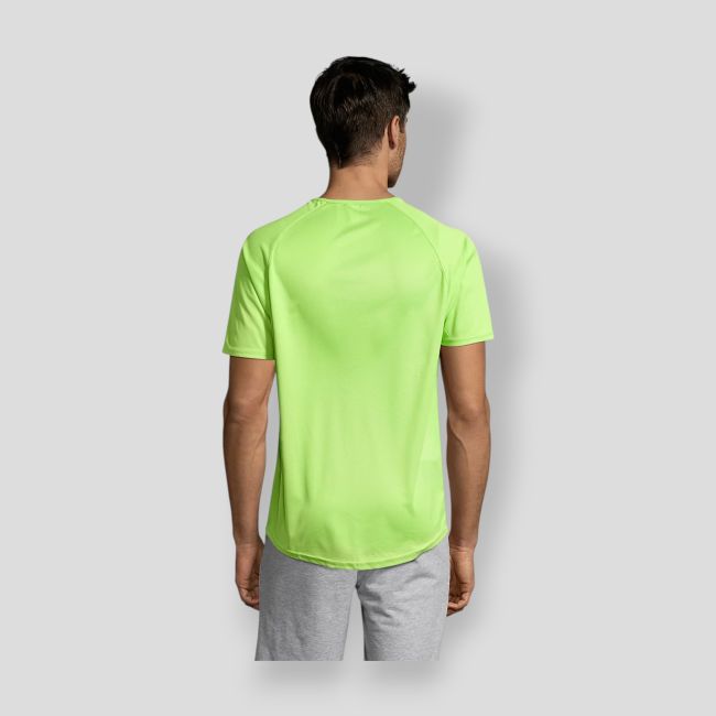 T-shirt de mangas raglan Sporty homem - Verde Maçã - Sol's