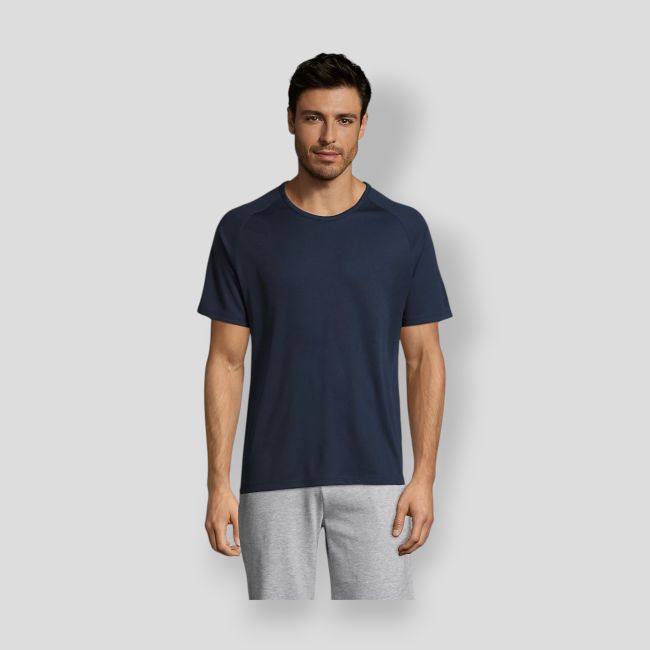 Tee-shirt à manches raglan Sporty homme - French Marine - Sol's