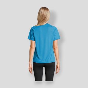 Camiseta de manga raglán Vortex mujer - Aqua - Sol's