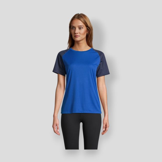 Tee-shirt à manches raglan Vortex femme - French Marine/Royal - Sol's