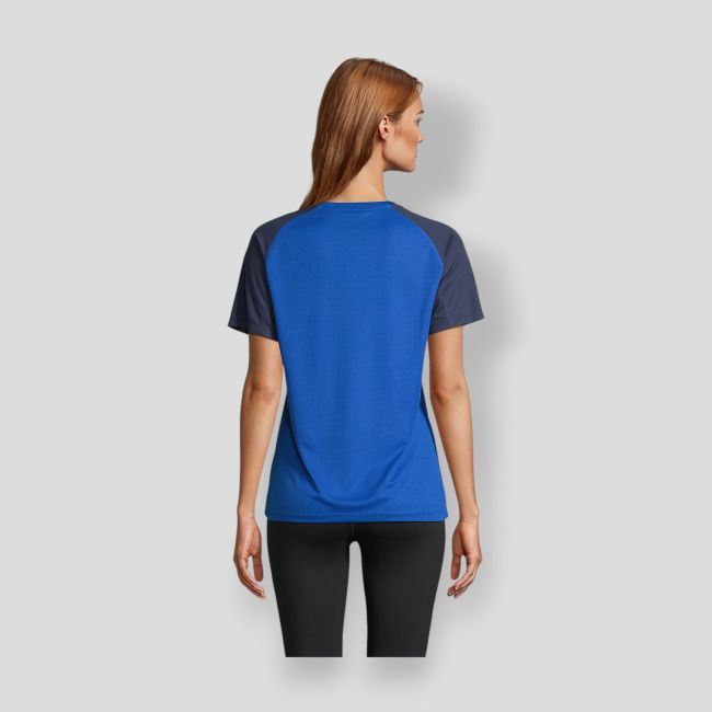 Damen Raglan-T-Shirt Vortex - French Marine/Royal - Sol's