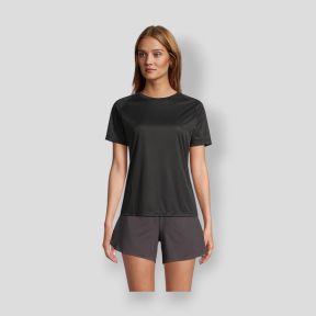 T-shirt de mangas raglan Vortex mulher - Preto - Sol's