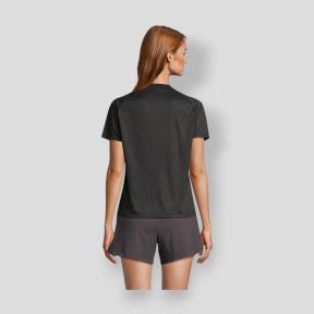 Damen Raglan-T-Shirt Vortex - Schwarz - Sol's