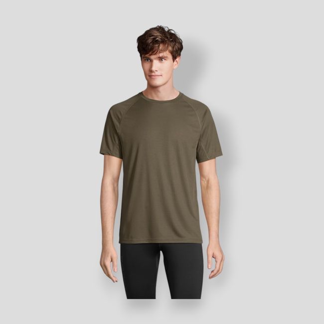 T-shirt a maniche raglan Vortex uomo - Army - Sol's