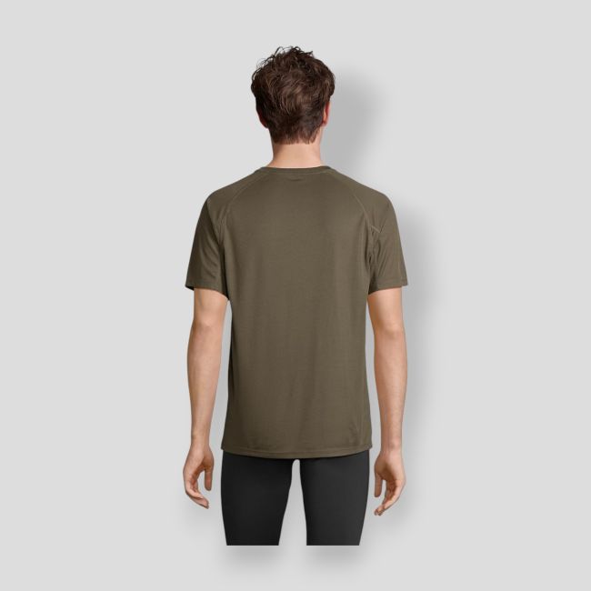 Camiseta de mangas raglán Vortex hombre - Army - Sol's