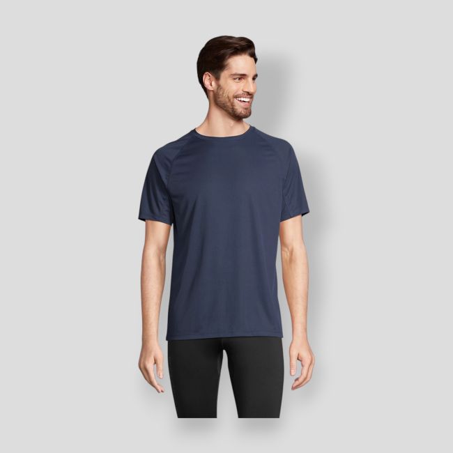 Camiseta de mangas raglán Vortex hombre - French Marine - Sol's