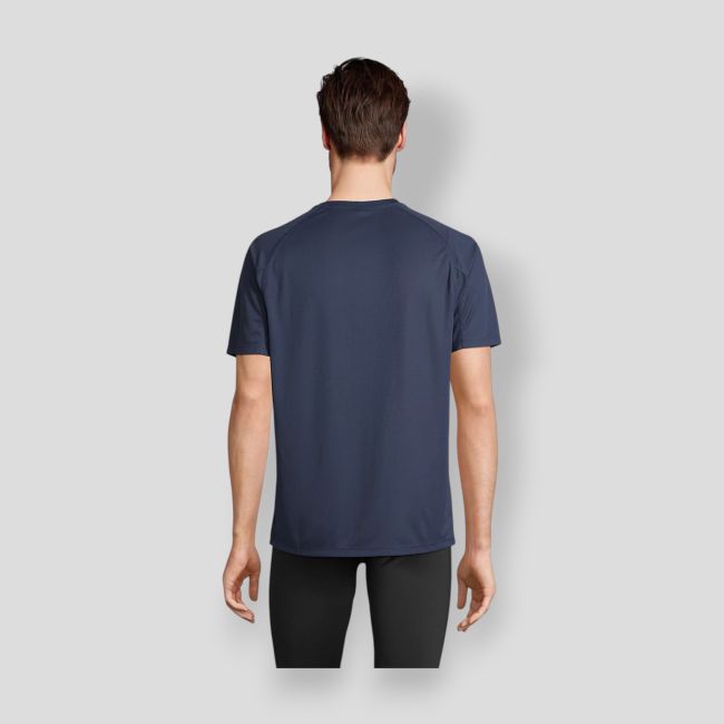 Tee-shirt met raglanmouwen Vortex heren - French Marine - Sol's