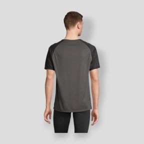 T-shirt a maniche raglan Vortex uomo - Nero/Antracite - Sol's