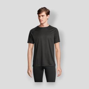 Tee-shirt mit Raglanärmeln Vortex Herren - Schwarz - Sol's