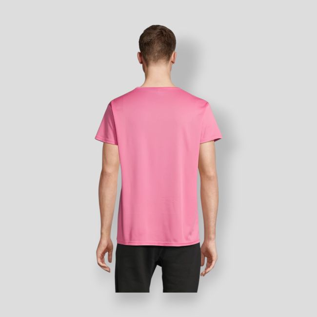 T-shirt de desporto Sprint - Rosa Fita - Sol's