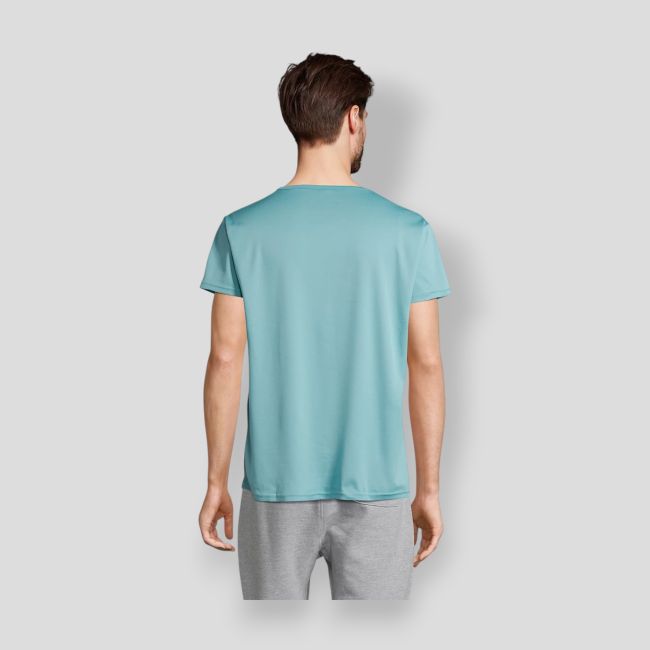 T-shirt de desporto Sprint - Azul Piscina - Sol's